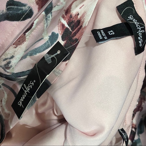 Speechless Blush Floral High Low Dress - Picture 6 of 8